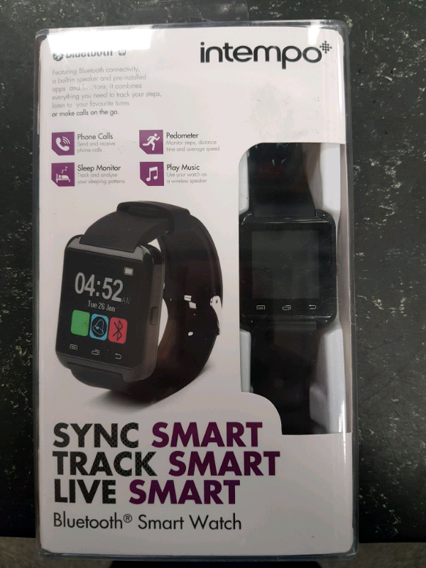 intempo bluetooth smart watch